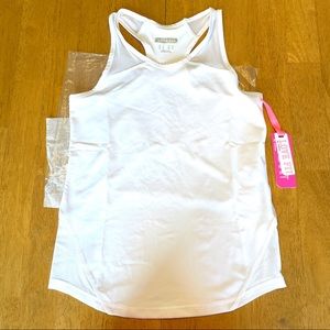 NWT Reflex White Mesh Workout Top